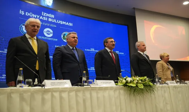 Cumhurbaşkanı Yardımcısı Yılmaz, İzmir İş Dünyası Buluşması’nda konuştu: Cumhurbaşkanı Yardımcısı Yılmaz, İzmir İş Dünyası Buluşması’nda konuştu: