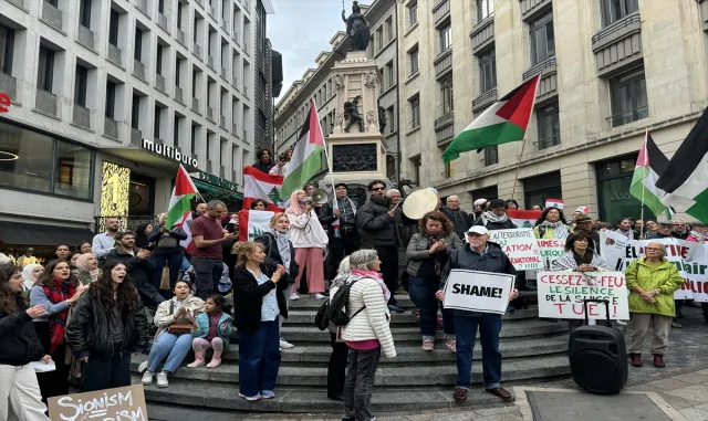 İsrail’in Gazze ve Lübnan’a yönelik saldırıları Cenevre’de protesto edildi İsrail’in Gazze ve Lübnan’a yönelik saldırıları Cenevre’de protesto edildi