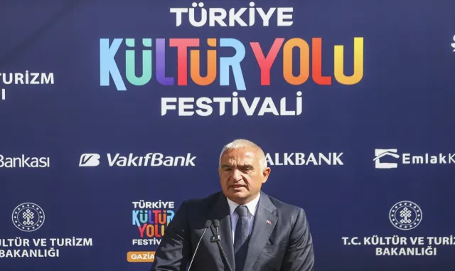 Kültür ve Turizm Bakanı Nuri Ersoy, Gaziantep Kültür Yolu Festivali lansmanında konuştu: Kültür ve Turizm Bakanı Nuri Ersoy, Gaziantep Kültür Yolu Festivali lansmanında konuştu: