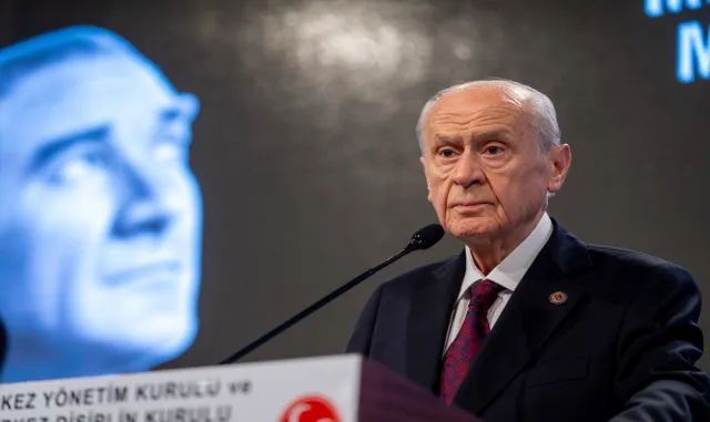 MHP Genel Başkanı Bahçeli, MYK ve MDK toplantısının ardından basın toplantısı düzenledi: (1) MHP Genel Başkanı Bahçeli, MYK ve MDK toplantısının ardından basın toplantısı düzenledi: (1)