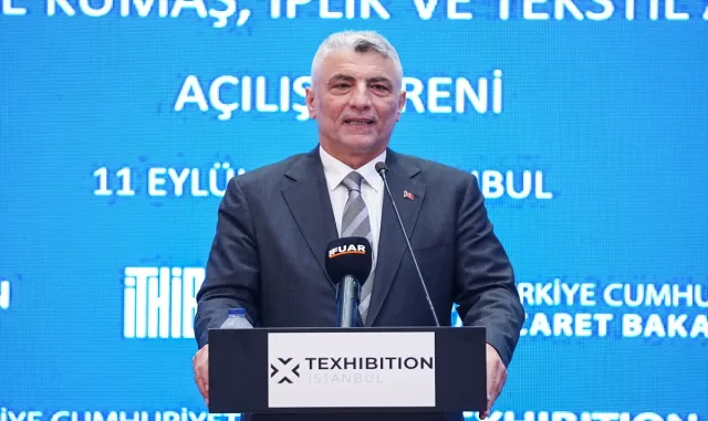 Ticaret Bakanı Bolat, Texhibition Kumaş ve İplik Fuarı’nda konuştu: Ticaret Bakanı Bolat, Texhibition Kumaş ve İplik Fuarı’nda konuştu: