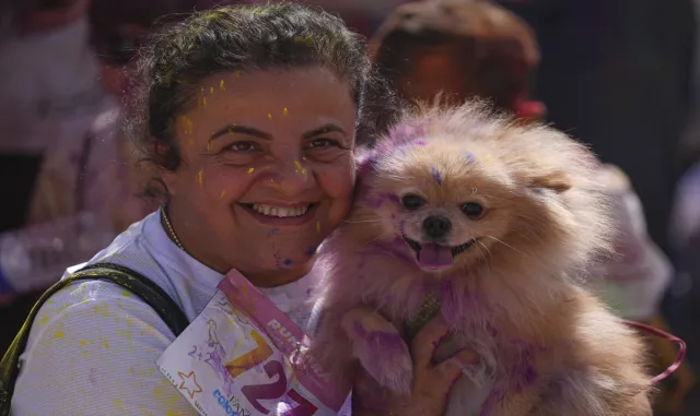 Ankara’da renkli koşu festivali yapıldı Ankara’da renkli koşu festivali yapıldı