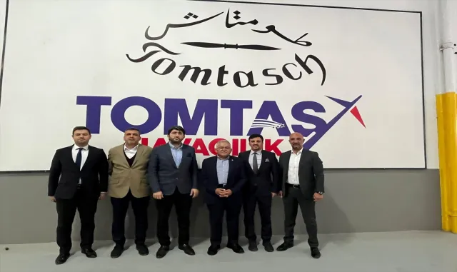 Başkan Memduh Büyükkılıç TOMTAŞ Havacılık Tesisi’ni ziyaret etti Başkan Memduh Büyükkılıç TOMTAŞ Havacılık Tesisi’ni ziyaret etti