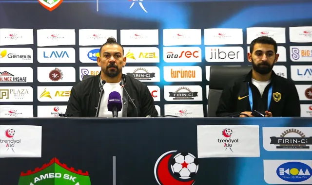 Amed Sportif Faaliyetler-Şanlıurfaspor maçının ardından Amed Sportif Faaliyetler-Şanlıurfaspor maçının ardından