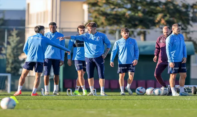 Trabzonspor, Sipay Bodrum FK maçının hazırlıklarını sürdürdü Trabzonspor, Sipay Bodrum FK maçının hazırlıklarını sürdürdü