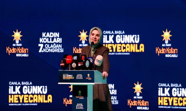 Bakan Göktaş, AK Parti Kocaeli Kadın Kolları 7. Olağan Kongresi’nde konuştu: Bakan Göktaş, AK Parti Kocaeli Kadın Kolları 7. Olağan Kongresi’nde konuştu:
