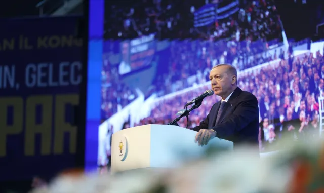 Cumhurbaşkanı ve AK Parti Genel Başkanı Erdoğan, partisinin Antalya 8. Olağan İl Kongresi’nde konuştu: (2) Cumhurbaşkanı ve AK Parti Genel Başkanı Erdoğan, partisinin Antalya 8. Olağan İl Kongresi’nde konuştu: (2)