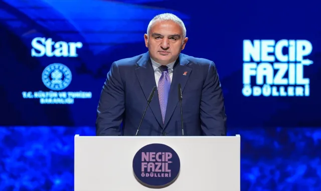 Kültür ve Turizm Bakanı Ersoy, 11. Necip Fazıl Ödülleri programında konuştu: Kültür ve Turizm Bakanı Ersoy, 11. Necip Fazıl Ödülleri programında konuştu: