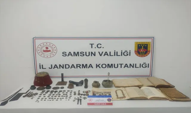 Samsun’da tarihi eser kaçakçılığı operasyonunda 1 kişi yakalandı Samsun’da tarihi eser kaçakçılığı operasyonunda 1 kişi yakalandı