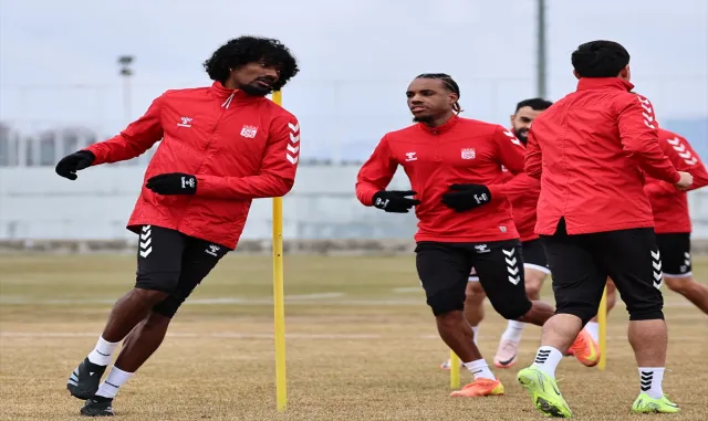 Sivasspor, Trabzonspor maçının hazırlıklarını sürdürdü Sivasspor, Trabzonspor maçının hazırlıklarını sürdürdü