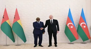 Azerbaycan ve Gine Bissau liderleri ekonomik işbirliği alanlarını görüştü