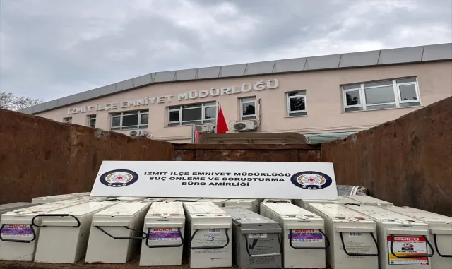 GÜNCELLEME - Kocaeli’de akü hırsızlığı iddiasıyla yakalanan zanlı tutuklandı GÜNCELLEME - Kocaeli’de akü hırsızlığı iddiasıyla yakalanan zanlı tutuklandı