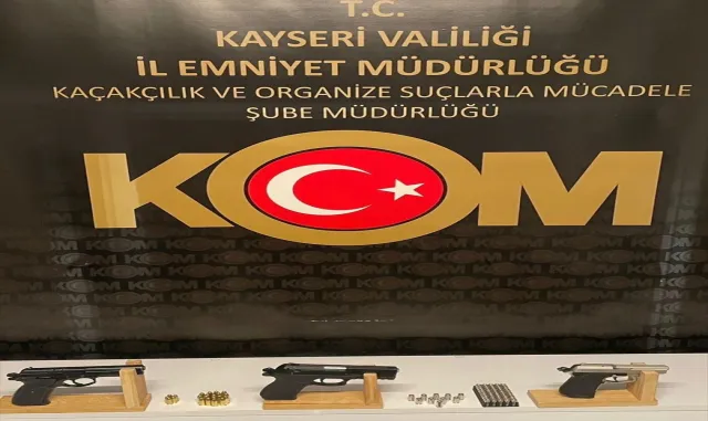 Kayseri’de yasa dışı silah ticareti yapan 1 kişi yakalandı Kayseri’de yasa dışı silah ticareti yapan 1 kişi yakalandı