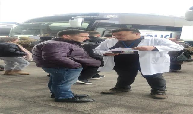 Niğde’de şehirlerarası otobüs terminalinde sigara bırakma stantı açıldı Niğde’de şehirlerarası otobüs terminalinde sigara bırakma stantı açıldı