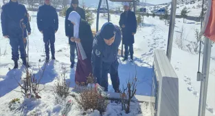 Şehit Piyade Uzman Çavuş Hasan Hüseyin Özdemir, kabri başında anıldı