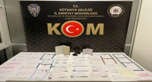 Kütahya'da tefecilik operasyonunda yakalanan 2 zanlı tutuklandı