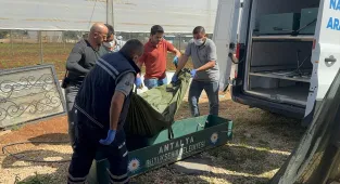 Antalya'da çay kenarında erkek cesedi bulundu