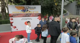 Arnavutluk'ta 23 Nisan Ulusal Egemenlik ve Çocuk Bayramı kutlandı