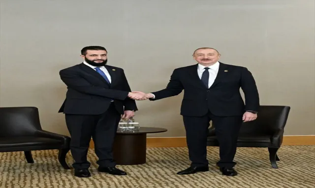Azerbaycan Cumhurbaşkanı Aliyev, Suriye Cumhurbaşkanı Şara ile görüştü