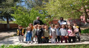 Bahşılı'da Kur'an kursu öğrencilerinden Gazze için yardım kampanyası