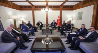 Bakan Fidan, Hamas Şura Meclisi Başkanı Derviş ve Siyasi Büro üyeleriyle bir araya geldi