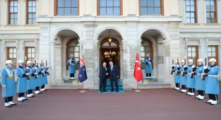 Cumhurbaşkanı Erdoğan, Yeni Zelanda Başbakanı Luxon onuruna yemek verdi