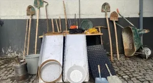 Erzurum'da izinsiz kazı yapan 4 şüpheli yakalandı