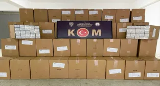 Isparta'da 1 milyon kaçak makaron ele geçirildi