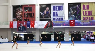 Mersin'de düzenlenen Ritmik Cimnastik Küçükler Federasyon Kupası sona erdi