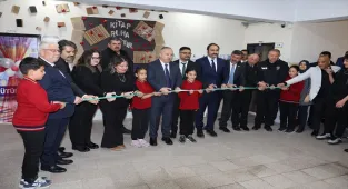 Nevşehir'de öğrencilerin faydalanacağı kütüphane hizmete açıldı