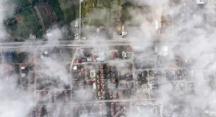 Sakarya'da sis bulutu etkili oldu