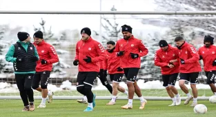 Sivasspor, Fenerbahçe maçının hazırlıklarını sürdürdü