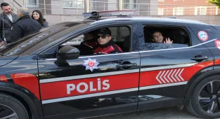 Yozgat'ta özel eğitim öğrencileri İl Emniyet Müdürü Tecimer'i ziyaret etti