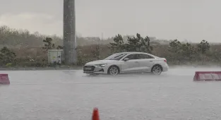 Ankara-Niğde Otoyolu'nda yağmur ve dolu yağışı etkili oldu