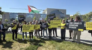 Berlin'de İsrail Cumhurbaşkanı Herzog'un ziyareti protesto edildi