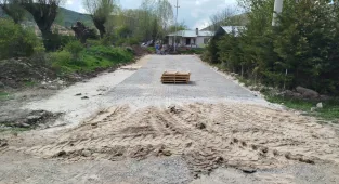 Dodurga Beldesinde parke taşı çalışmaları hız kazandı