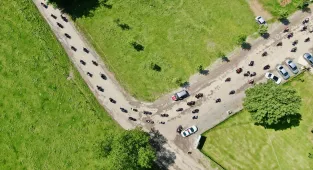 Düzce'de 150 motosikletli, 19 Mayıs Atatürk'ü Anma, Gençlik ve Spor Bayramı'nda buluştu