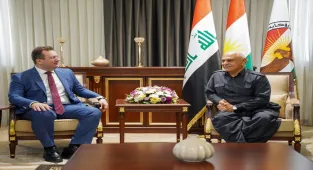 Erbil Başkonsolosu Topçu, IKBY Başkan Yardımcısı Mustafa ile bölgesel gelişmeleri görüştü