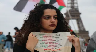 Fransa, Belçika ve İsviçre'deki 45 şehirde Gazze'de öldürülen Filistinlilerin isimleri okundu