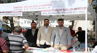 Gemerek'te Toplum Sağlığı Merkez'i standı kuruldu