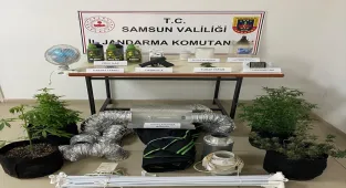GÜNCELLEME - Samsun'da evinde kurduğu düzenekle uyuşturucu imal eden zanlı tutuklandı