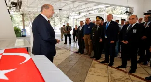 Kayıp şehit kadının kalıntıları 51 yıl sonra bulunarak KKTC'de defnedildi