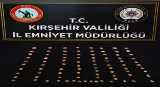Kırşehir'de tarihi eser niteliği taşıyan 151 obje ele geçirildi