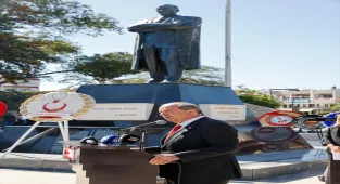 KKTC'de 19 Mayıs Atatürk'ü Anma, Gençlik ve Spor Bayramı törenlerle kutlandı