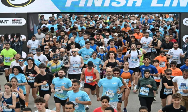 Lübnan’da 21. Uluslararası Beyrut Maratonu düzenlendi