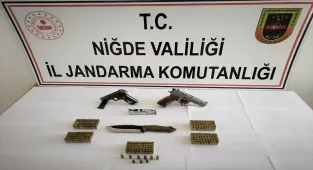 Niğde'de ruhsatsız silah operasyonunda bir şüpheli yakalandı
