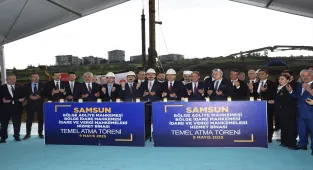 Samsun'da bazı mahkemelerin yer alacağı kampüsün temeli atıldı