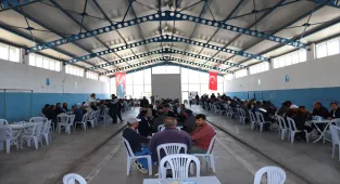 Şarkışla'da çiftçiler, şükür duasında buluştu