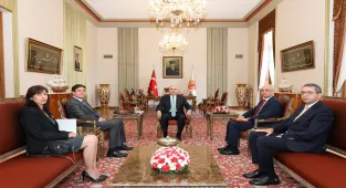 TBMM Başkanı Kurtulmuş, Bulgaristan'ın Ankara Büyükelçisi Tcholakov'u kabul etti