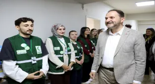 Yeşilay Genel Başkanı Mehmet Dinç, Kırklareli'nde gençlerle sohbet etti